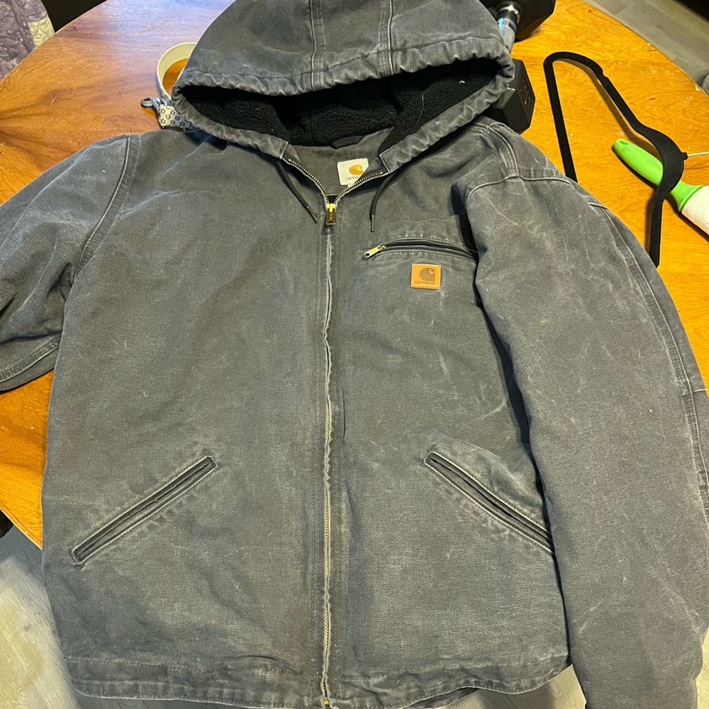 Carhartt Charcoal Full-Zip Jacket